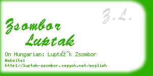 zsombor luptak business card